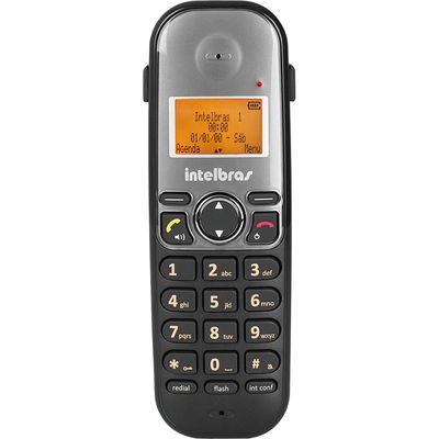 Telefone sem Fio com Identificador e Viva Voz TS5120 Intelbras - Preto