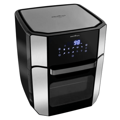 Fritadeira Elétrica Britânia Air Fry Oven BFR2100P 1800W Preta 110V