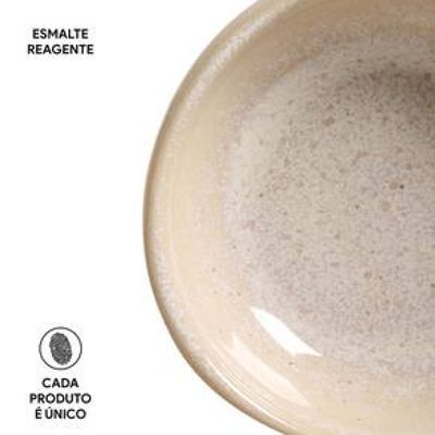 Conjunto de Ramequim Porto Brasil Orgânico Latte com 6 Peças 70 ml - Bege