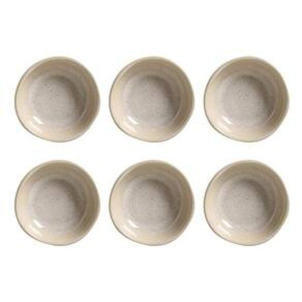 Conjunto de Ramequim Porto Brasil Orgânico Latte com 6 Peças 70 ml - Bege