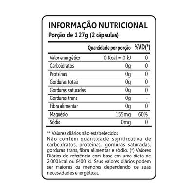 Kit 04 Cloreto De Magnésio P A Maxinutri 500mg 60 Cápsulas