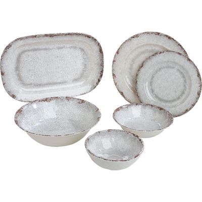 Prato Raso com Efeito Textura 22.3cm Branco