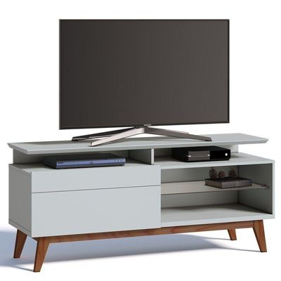 Rack Classic 146cm 1 Gaveta com Prateleira Branco Imcal