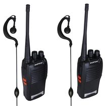 Rádio Comunicador Walk Talk 16 Canais Com Fone De Ouvido - Baofeng