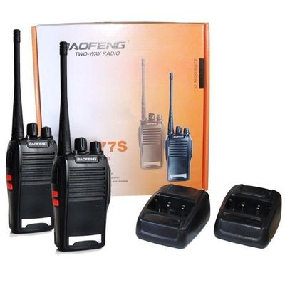 Rádio Comunicador Walk Talk 16 Canais Com Fone De Ouvido - Baofeng