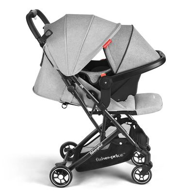 Carrinho de Bebê Compacto Oppa Fisher Price Cinza