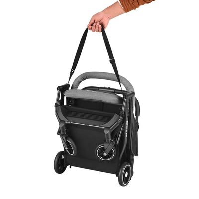 Carrinho de Bebê Compacto Oppa Fisher Price Preto e Cinza