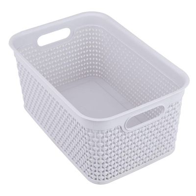 Caixa Organizadora 4L Rattan Rischioto 1111 Areia