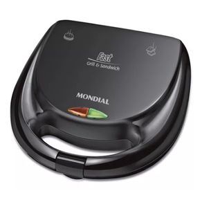 Sanduicheira Fast Grill E Sandwich 750w S-12 Mondial Cor:Preto