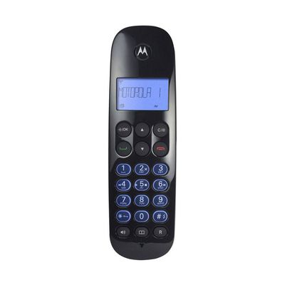 Telefone sem Fio com Identificador Viva Voz e Secretária Dect 6.0 Motorola MOTO750SE Preto