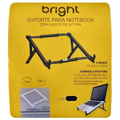 Suporte para Notebook Ajustável Bright Reliza AC578 Preto