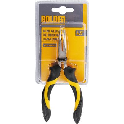 Mini Alicate de Bico Meia Cana Curvo Bolder