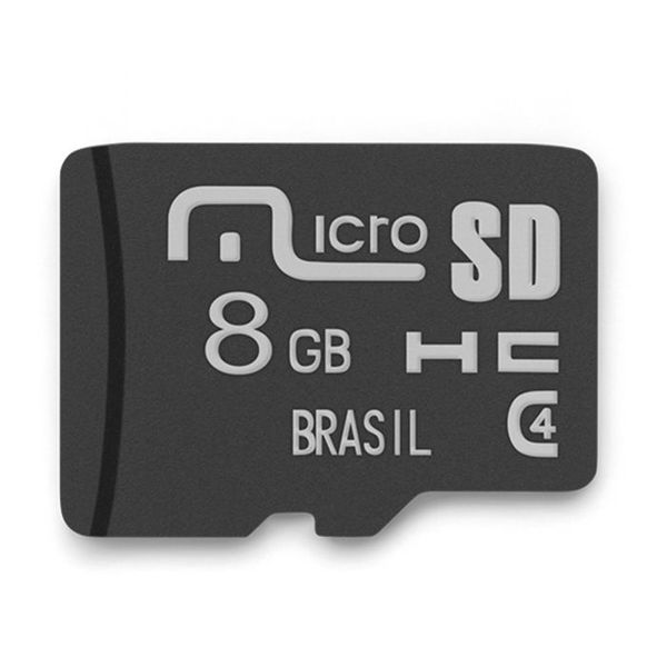 Cartão de Memória Micro SD Multilaser Classe 4 8GB MC161