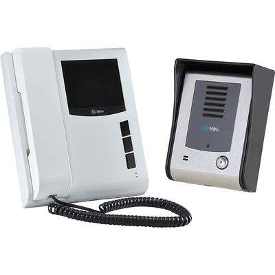 Vídeo Porteiro Eletrônico HDL com Alarme Sense Basic Branco
