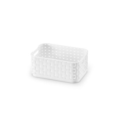 Caixa Organizadora 520ml Rattan 5043 Arthi Branca