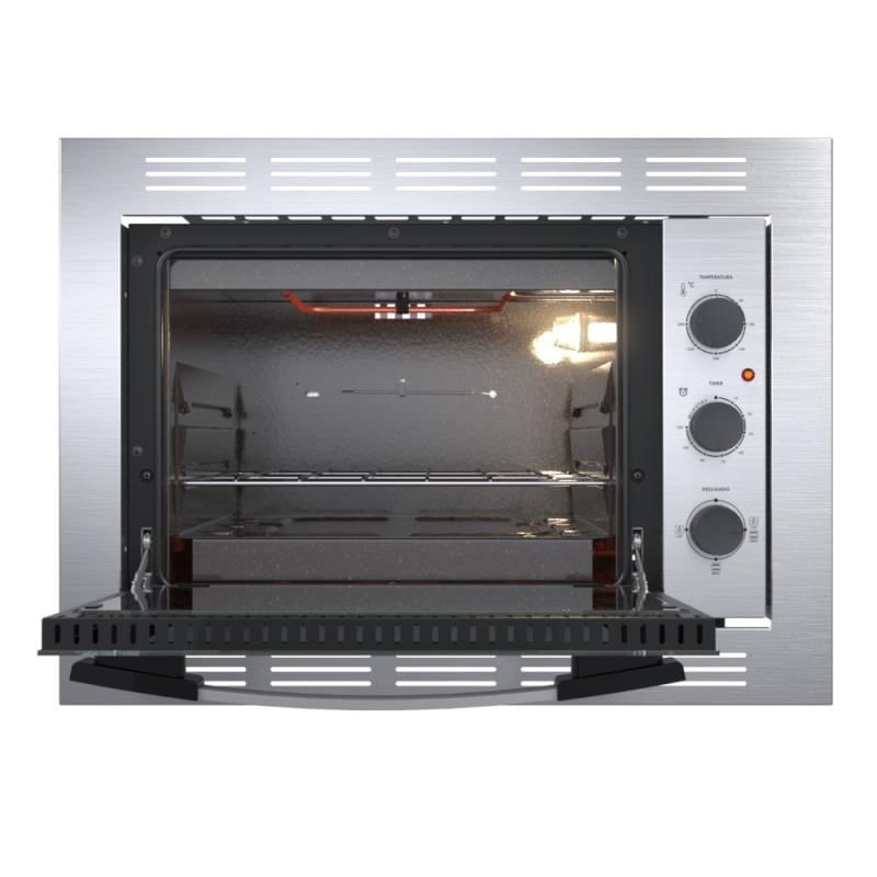 FORNO ELETRICO DE EMBUTIR 45L GRAND GOURMET INOX