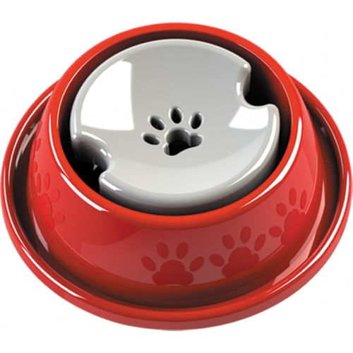 Bebedouro Pelo Longo Atacapet 23547 Vermelho M