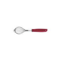 Batedor Manual Tramontina Utilita em Aço Inox com Cabo de Polipropileno Vermelho