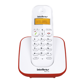 Telefone-sem-Fio-com-Identificador-Intelbras-TS3110-Branco-Vermelho