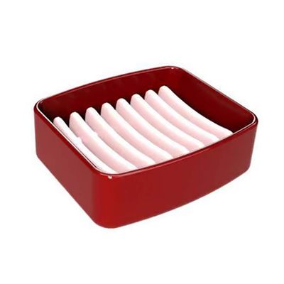 Saboneteira Coza Splash Vermelho Bold