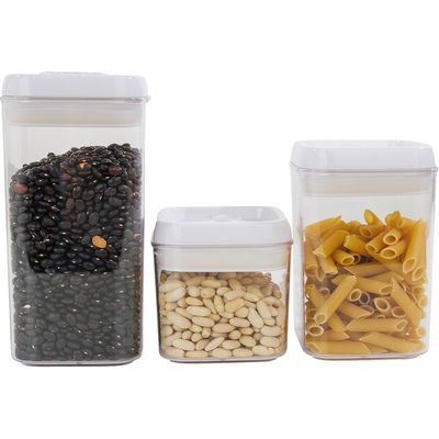 Pote para Mantimentos Hermético Quadrado 500ml Cazza