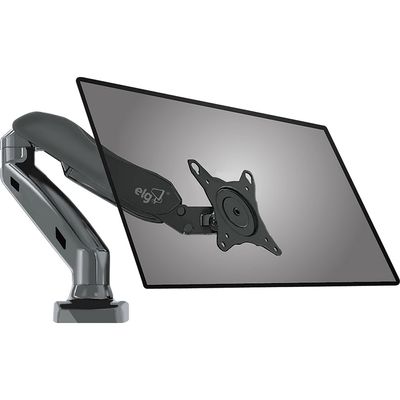 Suporte para LCD/LED/Monitor 17" a 27" com Pistão a Gás F80 ELG