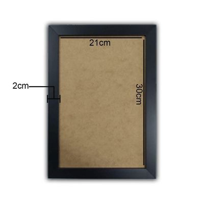 1 Certificado/Diploma A4 Com Tela De Acetato E Mdf Titulo Moldura Madeira