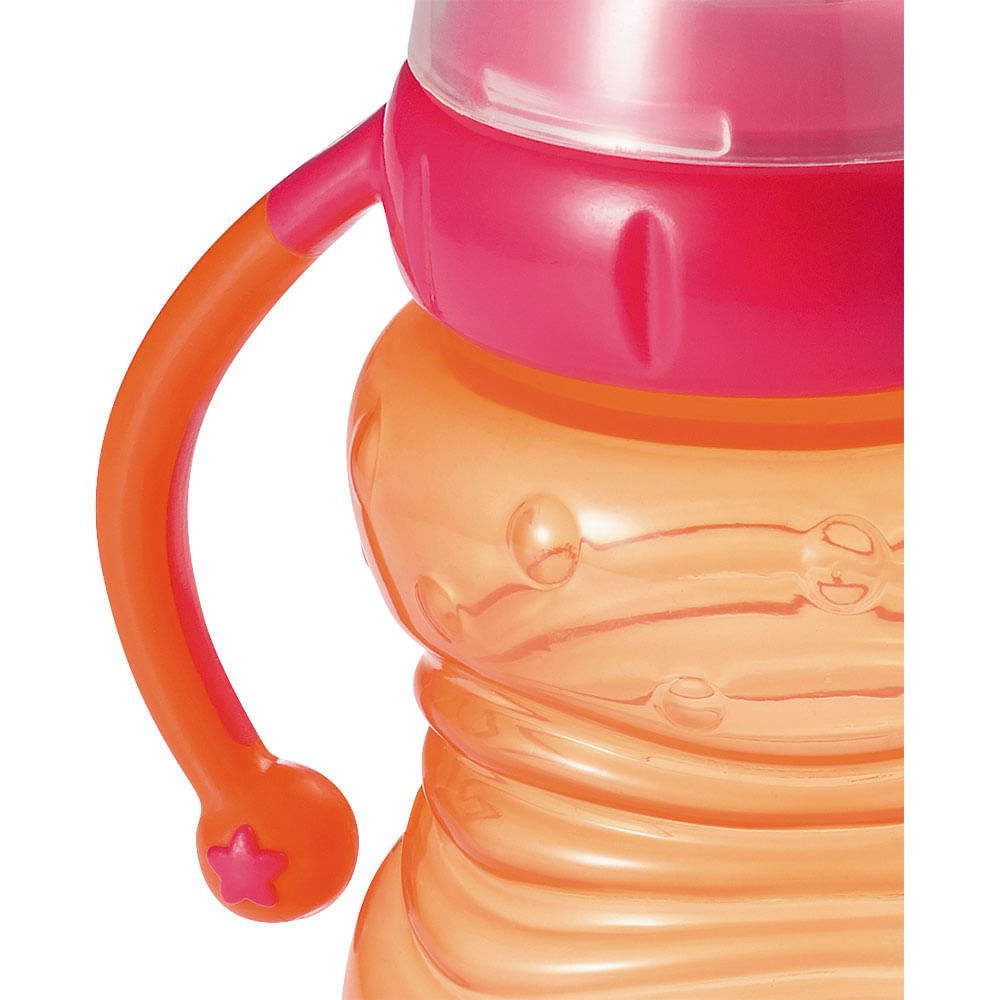 Copo Treinamento com Bico em Silicone e Alça Learn BB020 Multikids Menina