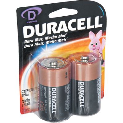 Pilha Grande Alcalina com 2 Unidades Duracell