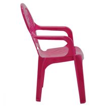 Cadeira Infantil Tramontina Catty Estampada em Rosa