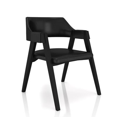 Conjunto Mesa de Jogos Carteado Bellagio Tampo Reversível e 4 Cadeiras Madeira Poker Base Estrela PU Preto/Preto G42 - Gran Belo