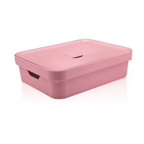 Caixa-Organizadora-16L-Baixa-com-Tampa-e-Alca-Cube-Ou-Rosa