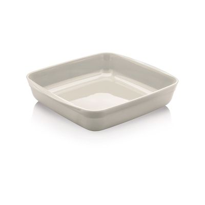 Travessa Quadrada 22.5cm Alta 1.5L Luna Ou Branca