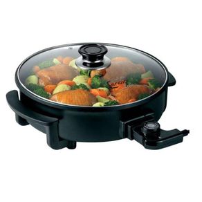 Menor preço em Panela Elétrica Multifuncional Lenoxx Antiaderente 1250W com Tampa de Vidro Pratic PGR153 127V