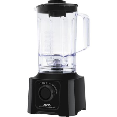 Liquidificador 700W 3.1L Arno Power Max LN50 com 5 Velocidades Preto 127V