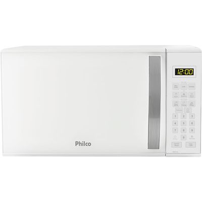 Forno Micro-ondas 21L Philco com Função Tira Odor e 10 Níveis de Potência PMO21B Branco 127V