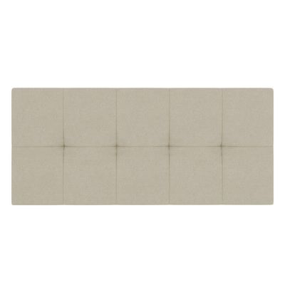 Cabeceira Painel Nina Para Cama Box Casal 140 Cm Linho Grosso Bege A19