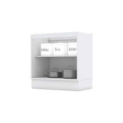 Balcão 02 Portas 80 Cm Nova York Branco