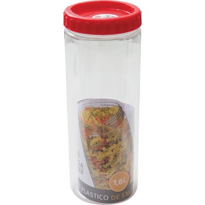Pote de Encaixe Redondo 1.6L com Rosca Cazza