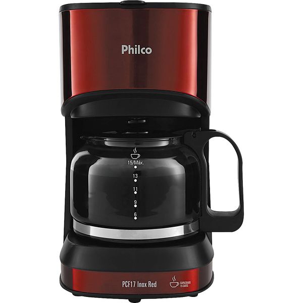 Cafeteira 15 Xícaras Philco Inox Red PCF17 127V
