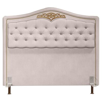 Cabeceira Casal Queen 160Cm Imperial J02 Suede Bege