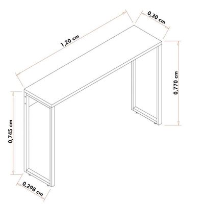 Aparador Para Sala De Estar Studio Industrial M18 Branco