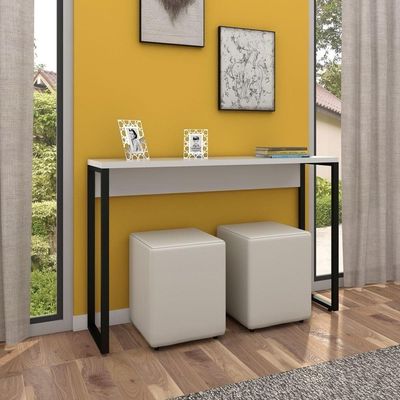 Aparador Para Sala De Estar Studio Industrial M18 Branco