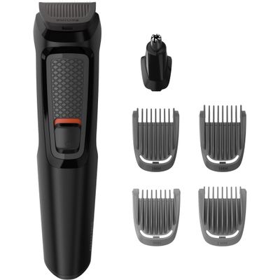 Conjunto de Aparador de Pelos Recarregável Philips 6 em 1 Multigroom MG3711/15 Bivolt