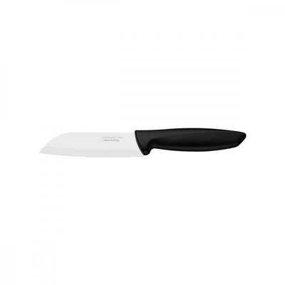 Faca Santoku Tramontina Plenus com Lamina em Aço Inox e Cabo de Polipropileno Preto 5"
