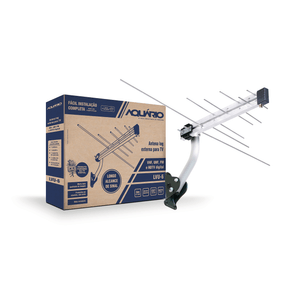 Antena Digital Externa Aquário Log LVU-6 - Casa e Video