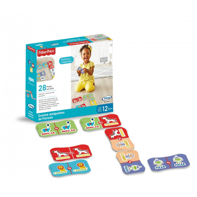Jogo Dominó Amiguinhos da Floresta Fisher Price 1993.2 Xalingo
