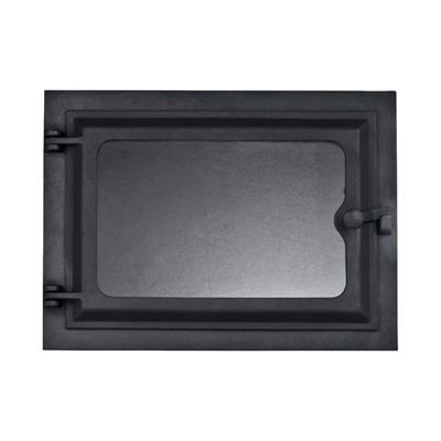 Porta Forno Ferro Fundido Com Vidro 31,5x46cm - Modelo G