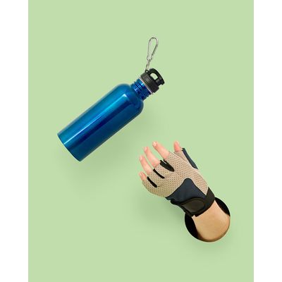 Garrafa de Aço Inox Water To Go - Azul
