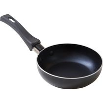 Conjunto Mini Frigideira 12cm Antiaderente com Espátula Cazza Preto